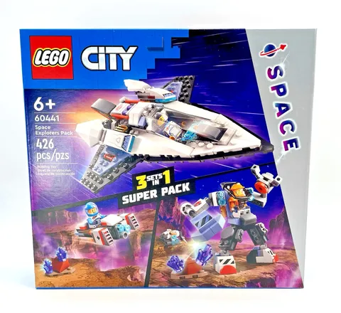 LEGO City Space 60441 Space Explorers Pack  3 Sets in 1 Super Pack Sealed NIB
