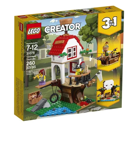 LEGO CREATOR 3IN 1 TREEHOUSE TREASURES 31078..**SEALED**NEW**FREE SHIPPING**