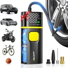 Auxito As1 Pro Tire Inflator Portable Air - Cylinder 7800 Mah 12V Dc Bike