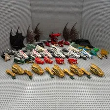 Lego Dragon Parts : Ninjago Golden Dragon Heads & Jaws 30x & Wings 32x + MORE !