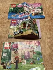 Lego Disney Princess MANUALS ONLY 41052 & 41062 & 41042 LOT of 3