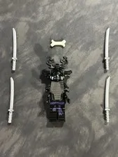 LEGO Ninjago Lord Garmadon Minifigure: THE FINAL BATTLE Includes Bone & Katanas