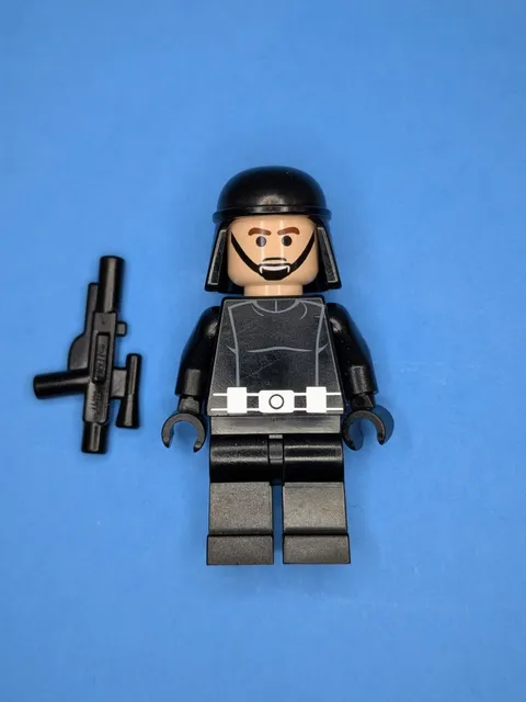 Lego Star Wars: Imperial Trooper Black Helmet Minifigure - From 10188 8038