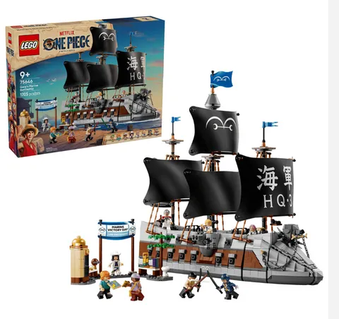 LEGO ONE PIECE Building Set Garp's Marine Battleship 75646  NEW SEALED MINT