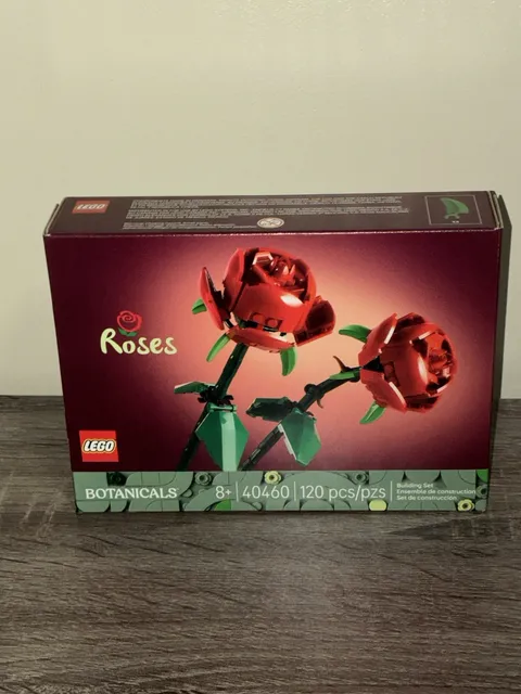 LEGO Botanicals Roses 40460 Building Set 120 Pieces New Sealed Gift