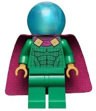 LEGO® Minifigure Super Heroes sh0681 Mysterio Light Bluish0 Gray Head Satin Tran