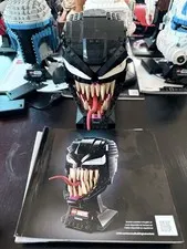 LEGO Marvel Venom Head Bust 76187 Retired Set Complete With LED Lights