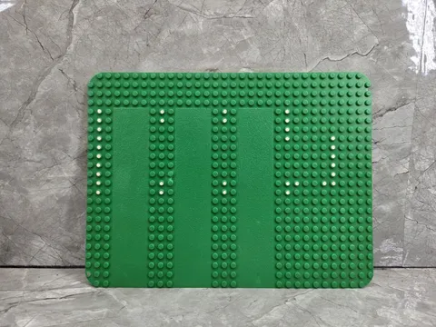 LEGO Baseplate 24x32 with Three Driveways with Sets 357/570 Dots Pattern