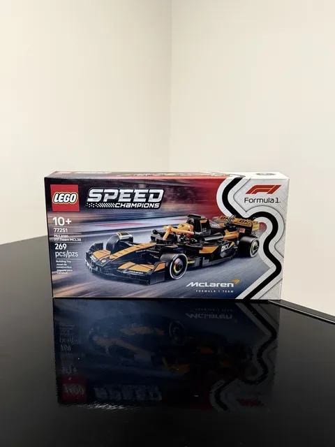 LEGO Speed Champions McLaren F1 Team MCL38 Race Car Toy with a Collectible Formu