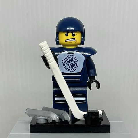 LEGO Collectible Series 4 col04-8 Hockey Player Minifigure Set 8804