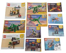 LEGO Creator Instructions Booklets Manuals Directions Only 31131 31058 Lot of 11