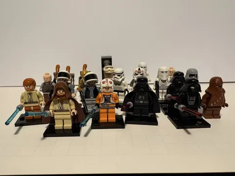 Lego Star Wars Minifigure LOT - Vader, Luke Skywalker, Obi Wan, Han Solo, MORE