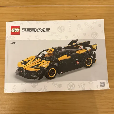 LEGO Technic 42151 Bugatti Bolide Instruction MANUAL ONLY