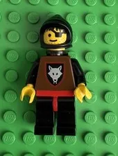 LEGO Castle Wolfpack Eye Patch Minifigure - cas251 - Sets 6038, 6075