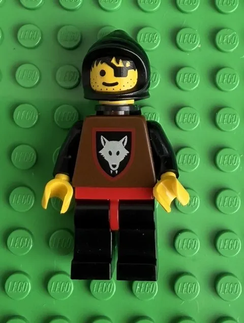 LEGO Castle Wolfpack Eye Patch Minifigure - cas251 - Sets 6038, 6075