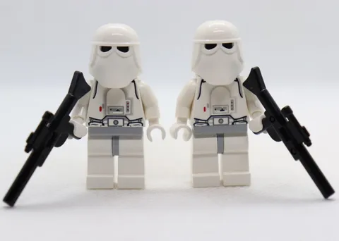 2) Snowtrooper Hoth Lot 4483 Star Wars LEGO® Minifigure Mini Figure