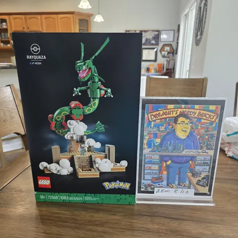 LEGO Pokemon Rayquaza 72168 Complete Set Box 1083 Pieces 18+