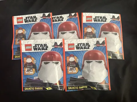 LEGO Star Wars Galactic Marine Minifigure Paper Bag 75413 Clone Trooper Lot 5x