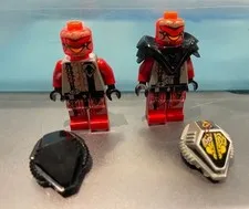 Lego Space UFO Zotaxian Red Pilot Chamon & Space Black Helmet 2543 2847 6915