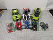 LEGO Technic Speed Champions Car Lot Lamborghini Mustang Formula 1 Uncounted 