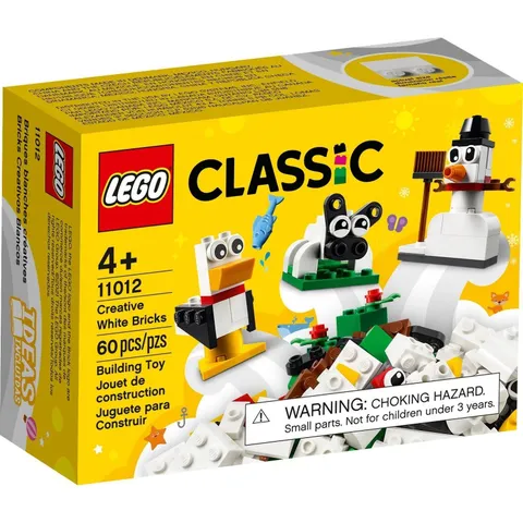 LEGO LEGO CLASSIC 11012 Creative White Bricks Building Set 60 pieces