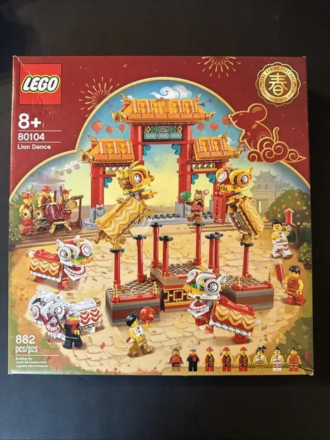 LEGO 80104 Lion Dance MIB Factory Sealed Retired