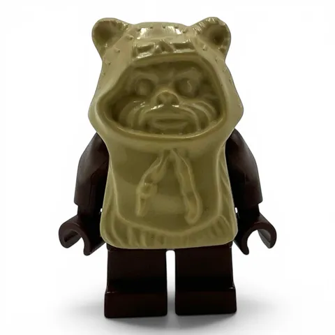 LEGO Star Wars Minifigure sw0067 Ewok Tan Hood Paploo 7139 Vintage