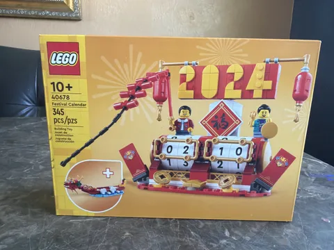 LEGO Festival Calendar with Dragon Boat 40678 Brand New Factory Sealed