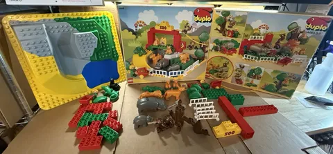 Vintage Lego DUPLO Children's Zoo #2668 Complete & RARE ORIGINAL BOX + Extras