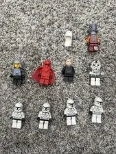 LEGO Star Wars Minifigure Lot – 4 Clone Troopers, Royal Guard, V-Wing Pilot&More
