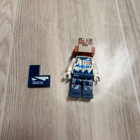 LEGO Speed Champions M-Sport Ford Fiesta WRC Driver Minifigure Sparco MS-RT