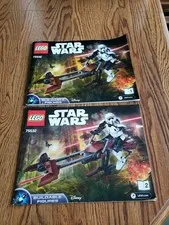 Lego Star Wars Set 75532 Scout Trooper Speeder Bike Instruction Manuals Only VGC