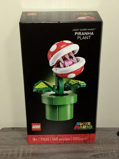 LEGO Super Mario Piranha Plant 71426 Nintendo Display Set New Sealed 540pc