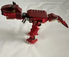 LEGO Creator Mighty Dinosaurs Red T-Rex Dinosaur Lot Unboxed