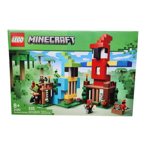 Minecraft The Parrot Houses LEGO Building Block Set #21282 New Sealed 535 pcs