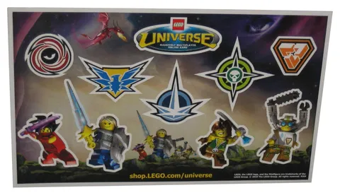LEGO Universe (2010) Sticker Sheet