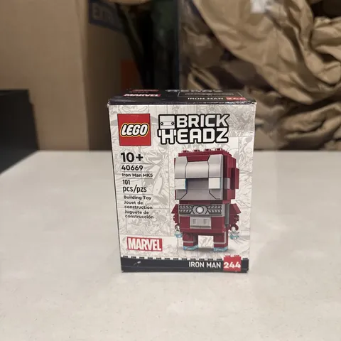 LEGO 40669 Marvel Brickheadz: Iron Man MK5 Figure Damaged Box
