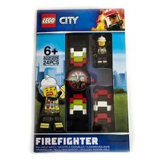 LEGO 8021209 City FIREFIGHTER Buildable Watch Minifigure Battery Not Tested