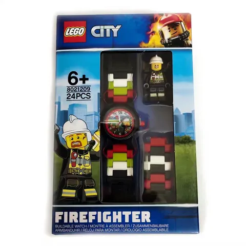LEGO 8021209 City FIREFIGHTER Buildable Watch Minifigure Battery Not Tested