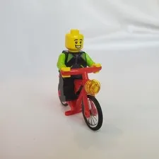 LEGO City Vehicle Red Bicycle And Minifigure Town city