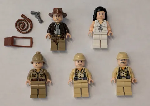 LEGO Indiana Jones Minifigure lot 7621, 7623 Raiders of the lost ark GENUINE NEW