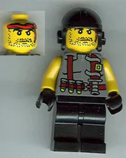 LEGO: Digger Knife Torso (din008)