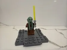 LEGO Star Wars Kit Fisto Minifigure Jedi Knight Master 8088 7661 9526 sw0163