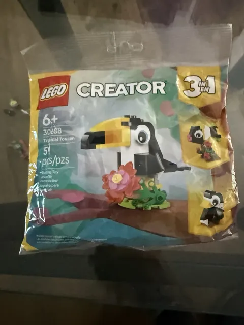 LEGO 30688 CREATOR: Tropical Toucan 3 in 1, includes Legoland coupon Sealed
