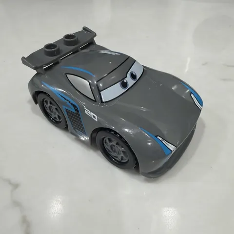 Lego DUPLO-Disney Pixar CARS 3 - Gray-JACKSON STORM Car/Vehicle ONLY- Piston Cup