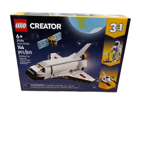 LEGO Creator 3in1 Space Shuttle Astronaut Spaceship Set 31134 144 Pcs Sealed