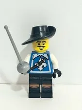 Lego Mini Figure Musketeer Series 4 2011 NO Plume Feather Figure Pre-Owned