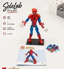 LEGO Marvel Spider-Man Figure 76226 Complete w/ Instructions Extra Parts No Box