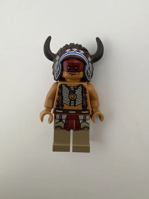 Lego Red Knee Minifigure tlr003 Lone Ranger 79107 CMF Rare Retired Vintage