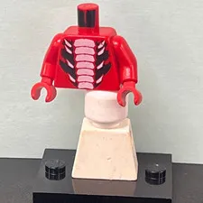 LEGO Ninjago fangtom torso good condition light scuffing Zero cracks